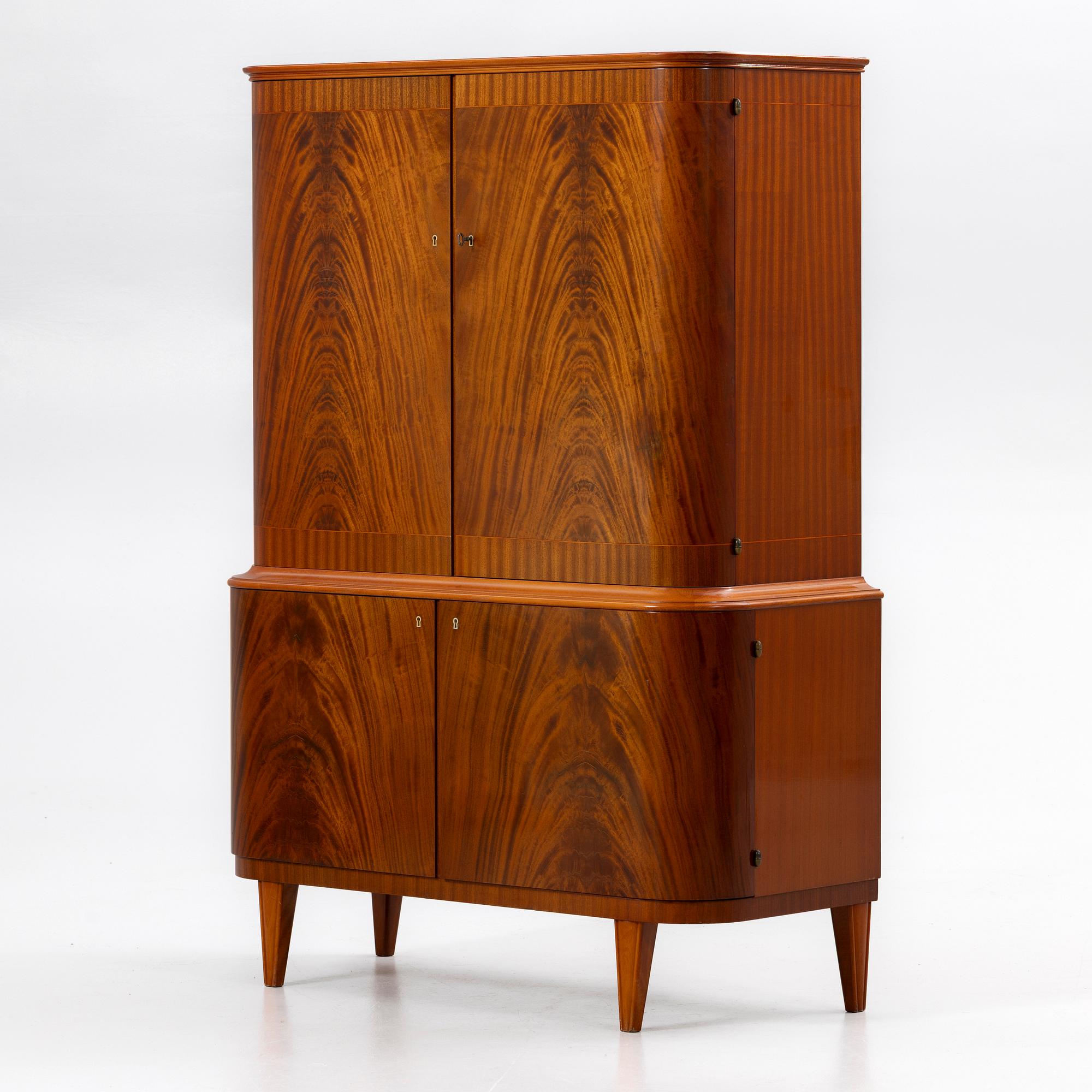 Cabinet, mahogany, Sweden, 1940s/50s.