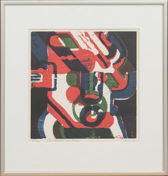 KNUT GRANE, litograph on colour, signed and numbered 70/100,