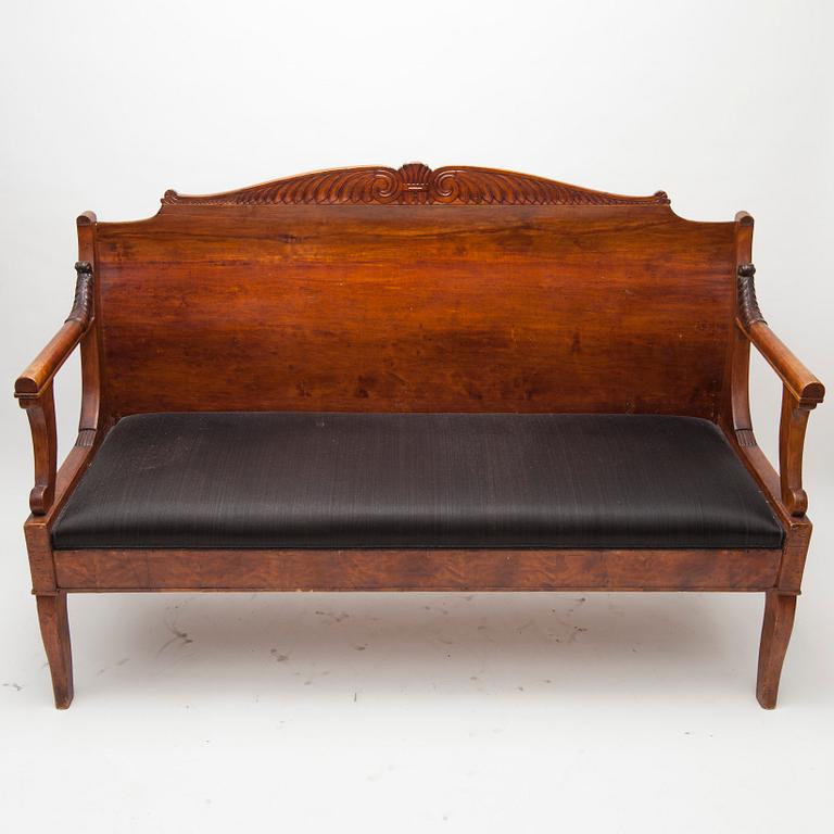 SOFFA, biedermeier, Ryssland 1800-talets mitt.