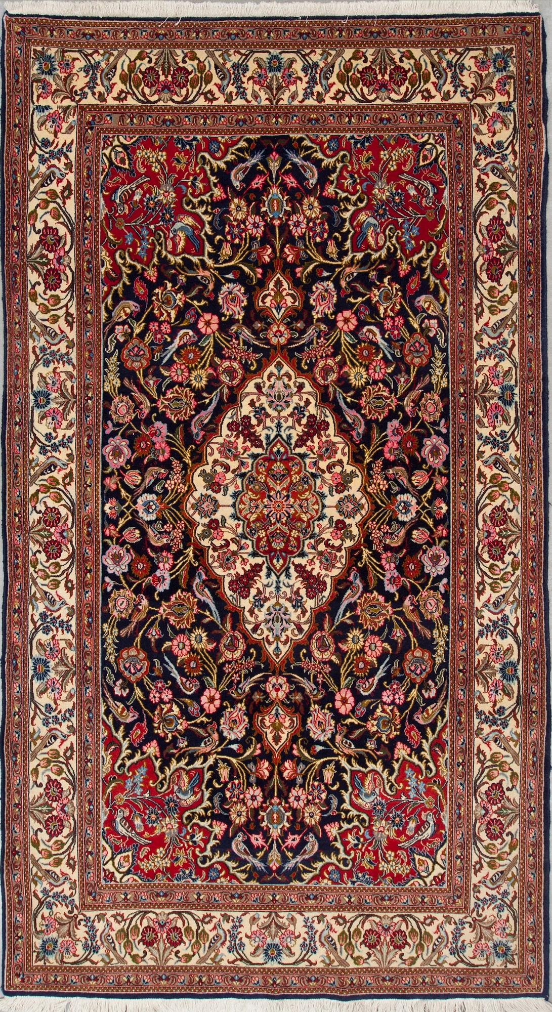 MATTA, old, Ghom, figural, ca 270 X 147 cm.