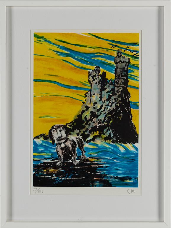 CARL JOHAN DE GEER, lithograph in colours, signed 17/295.