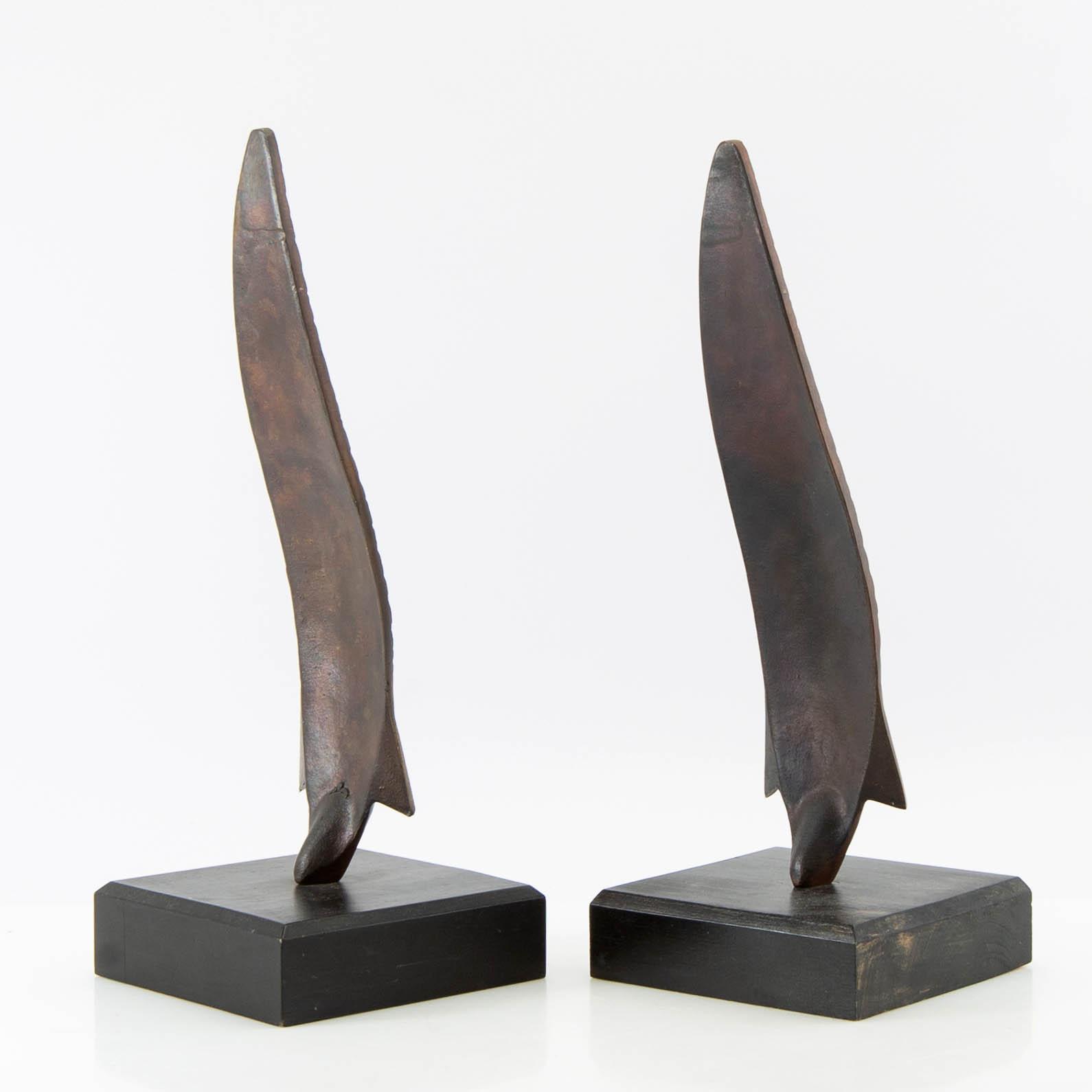 Decorative sculptures 1 pair "Spoon pull Abu".