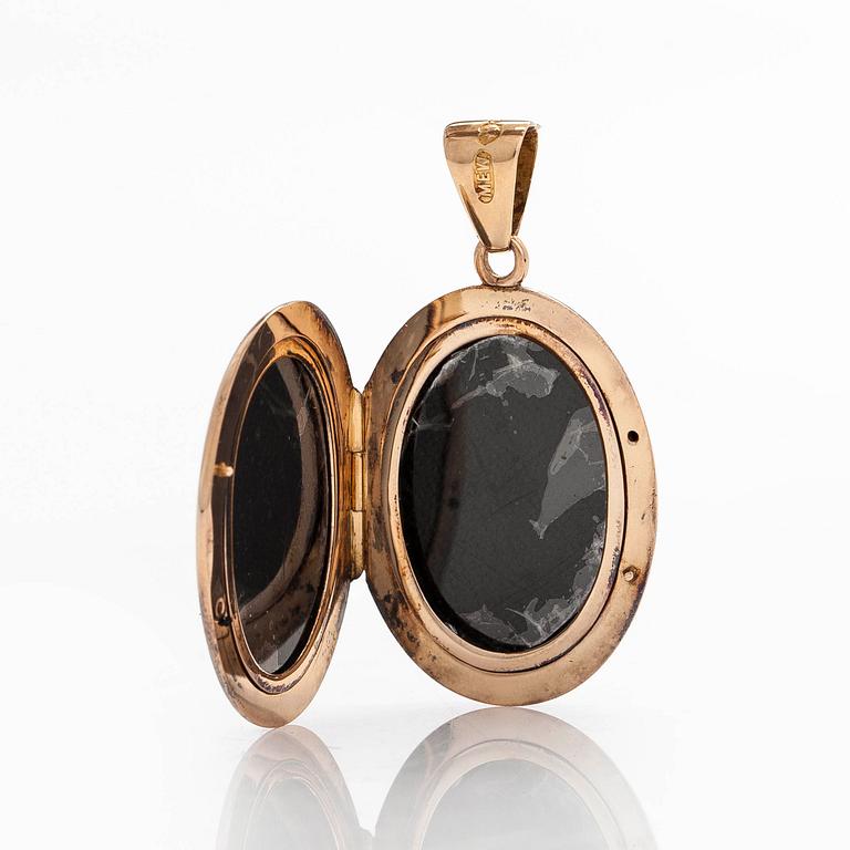 Medaljonki, 18K kultaa, Tampere 1923.