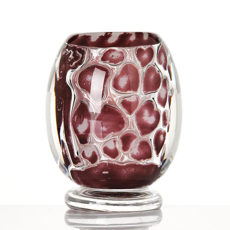 Edvin Öhrström, vas, glas, ariel, Orrefors 1950.