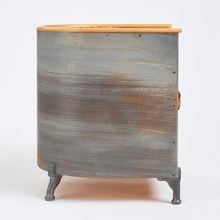 Mats Theselius, fåtölj ”Aluminium chair”, ed. 59/200, Källemo, efter 1990.