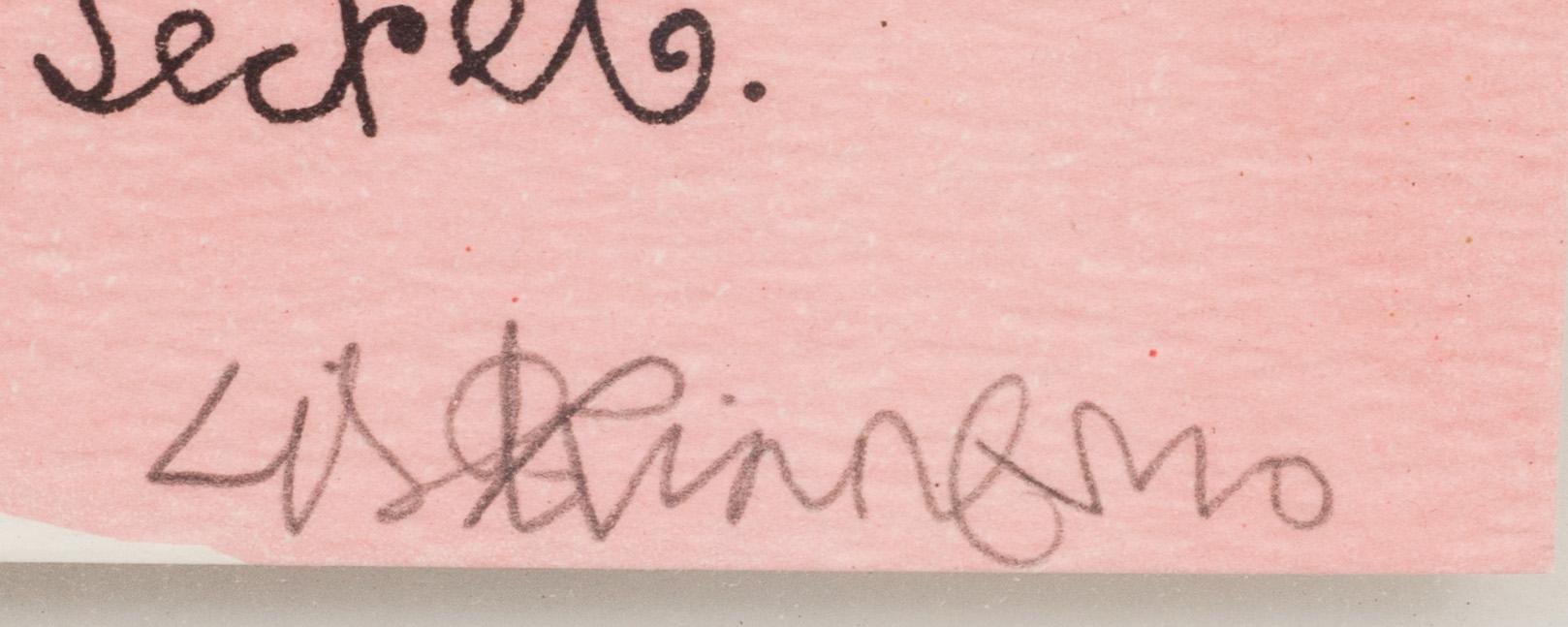 LISA RINNEVUO, färglitografi, signerad och numrerad 17/195.