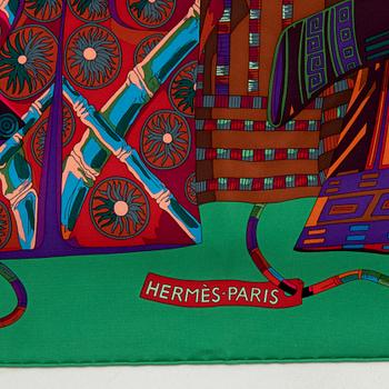 Hermès, scarf, "Voyage en Étoffes".