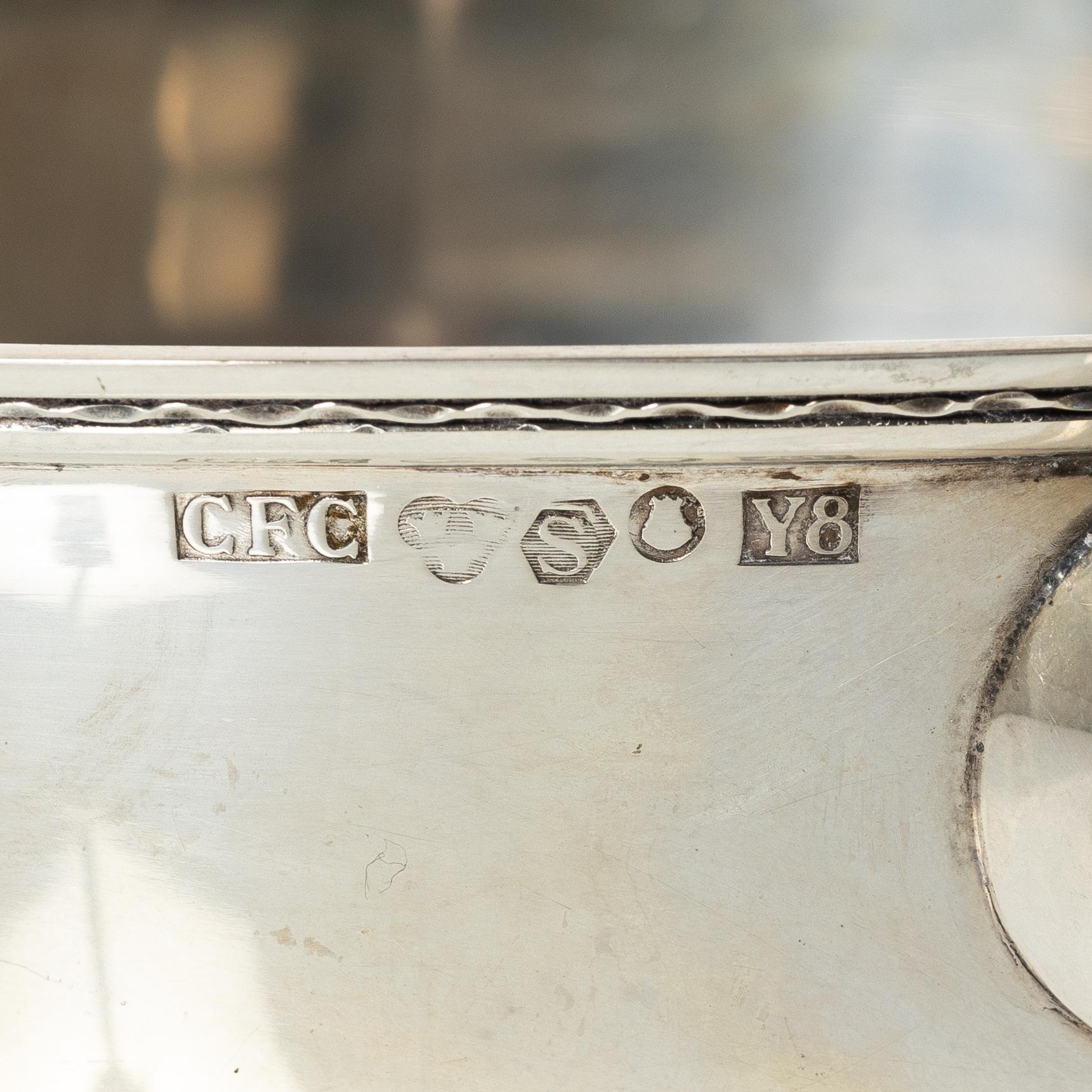 A Swedish silver dish and cover, marks of CF Carlman, Stockholm 1949.