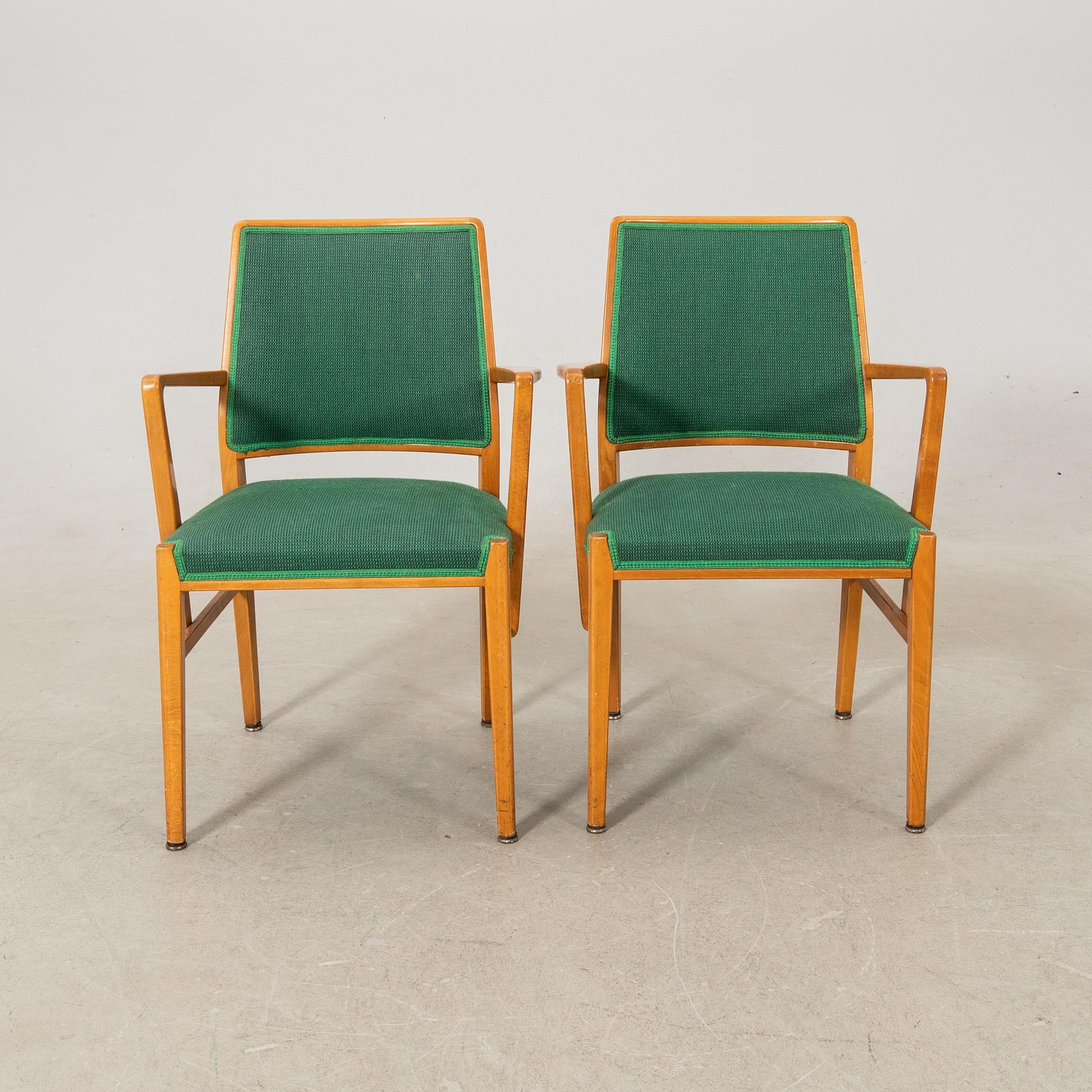 Armchairs, a pair, Skaraborgs Möbelindustri Tibro 1950s/60s.