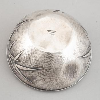 A group of four Japanese silver objects, mostly sterling, signed Yamakawa, Shokai Yokohama and Miyamoto, 20th century.