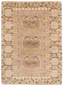 402. Barbro Nilsson, a carpet, 'Krabban, grå', knotted pile, ca 256 x 190 cm, signed AB MMF BN.