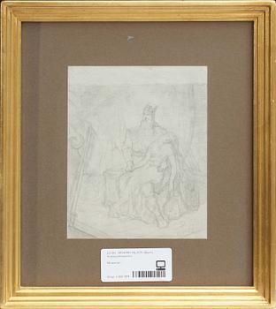 SEVERIN NILSON. Blyerts, monogramsignerad.