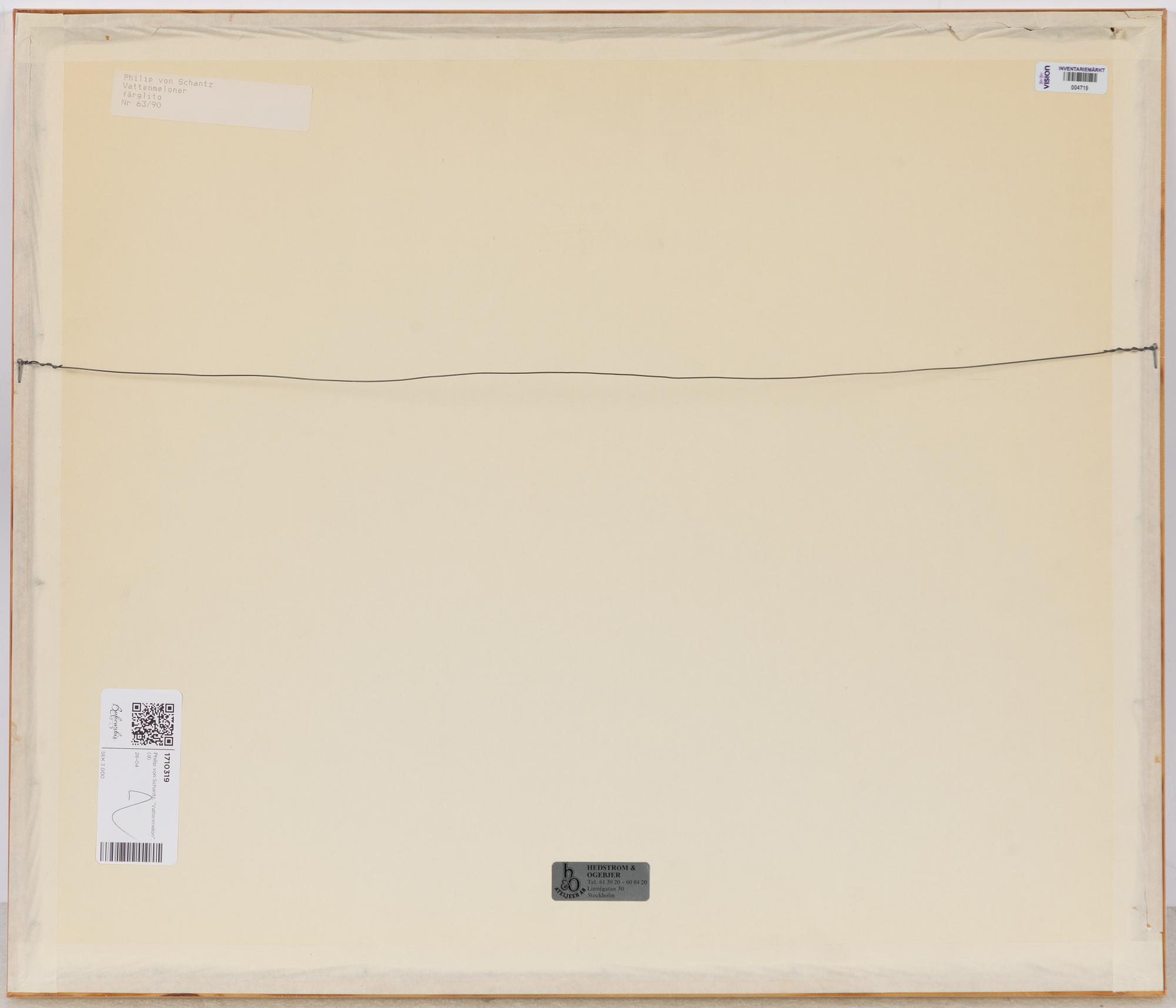 Philip von Schantz, "Vattenmelon".