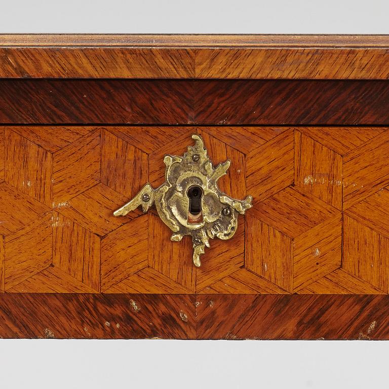 A Louis XV-style bureau plat desk, early 20th century.