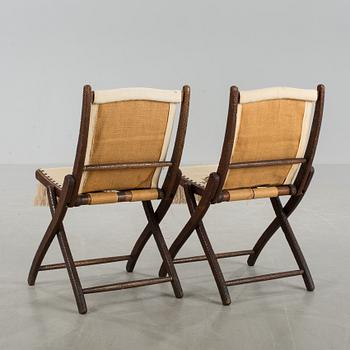 VIKSTOLAR, ett par, sekelskiftet 1800/1900.