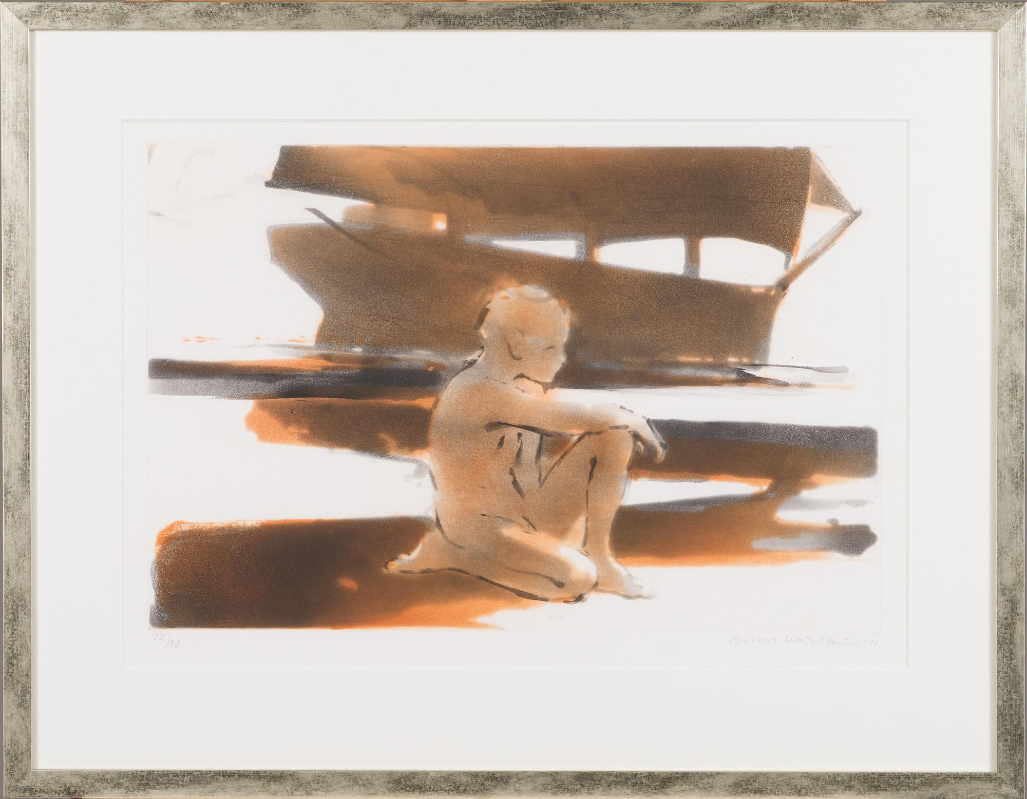 Juho Karjalainen, etching, signed and dated -11, numbered 32/90.