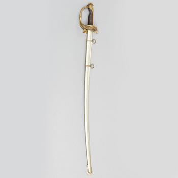 SABEL, m/1851, spansk, för infanteriet, daterad 1870.