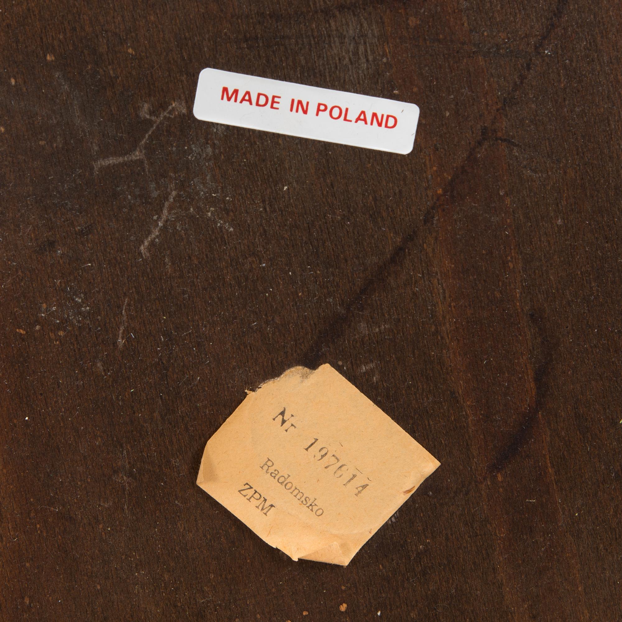 Stolar, 4 st, Radomsko, Polen, 1900-talets senare hälft.