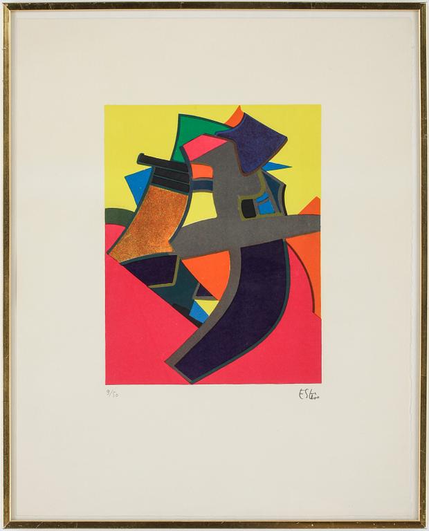 MAURICE ESTÈVE. Litografi, signerad Estevé, numrerad 9/50.