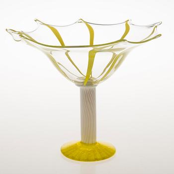 TIINA NORDSTRÖM, an 'Open' art glass signed Tiina Nordström Nuutajärvi 1996.