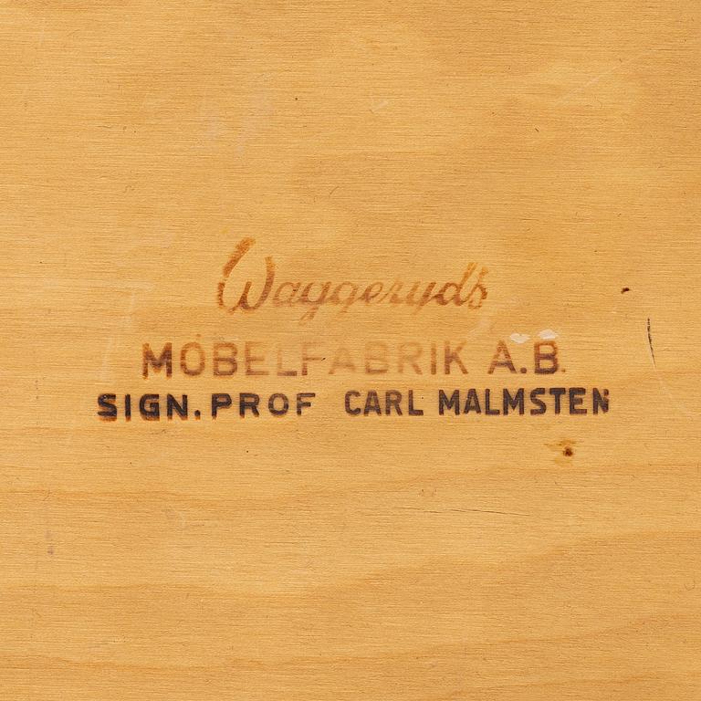 Carl Malmsten, Dining set, “Talavid”, dining table and 6 chairs, Waggeryds Möbelfabrik AB.