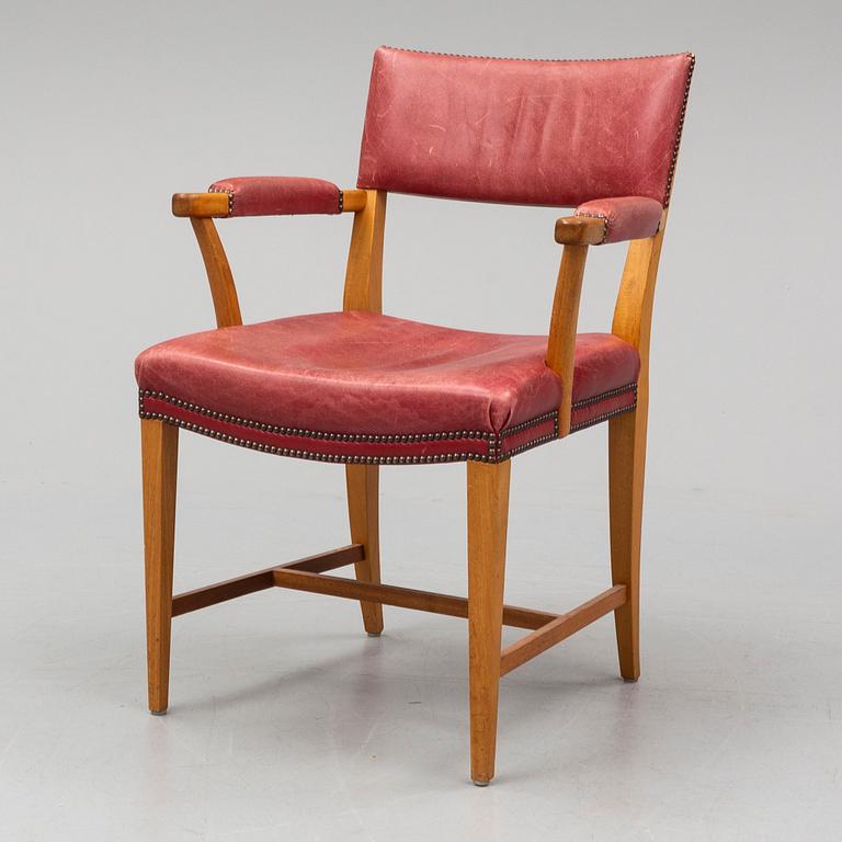 JOSEF FRANK, a mid 20th century model 695 armchair for Firma Svenskt Tenn, Sweden.