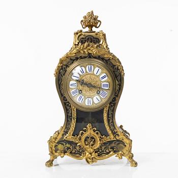 A rococo-style bracket clock, France, late 19th century.