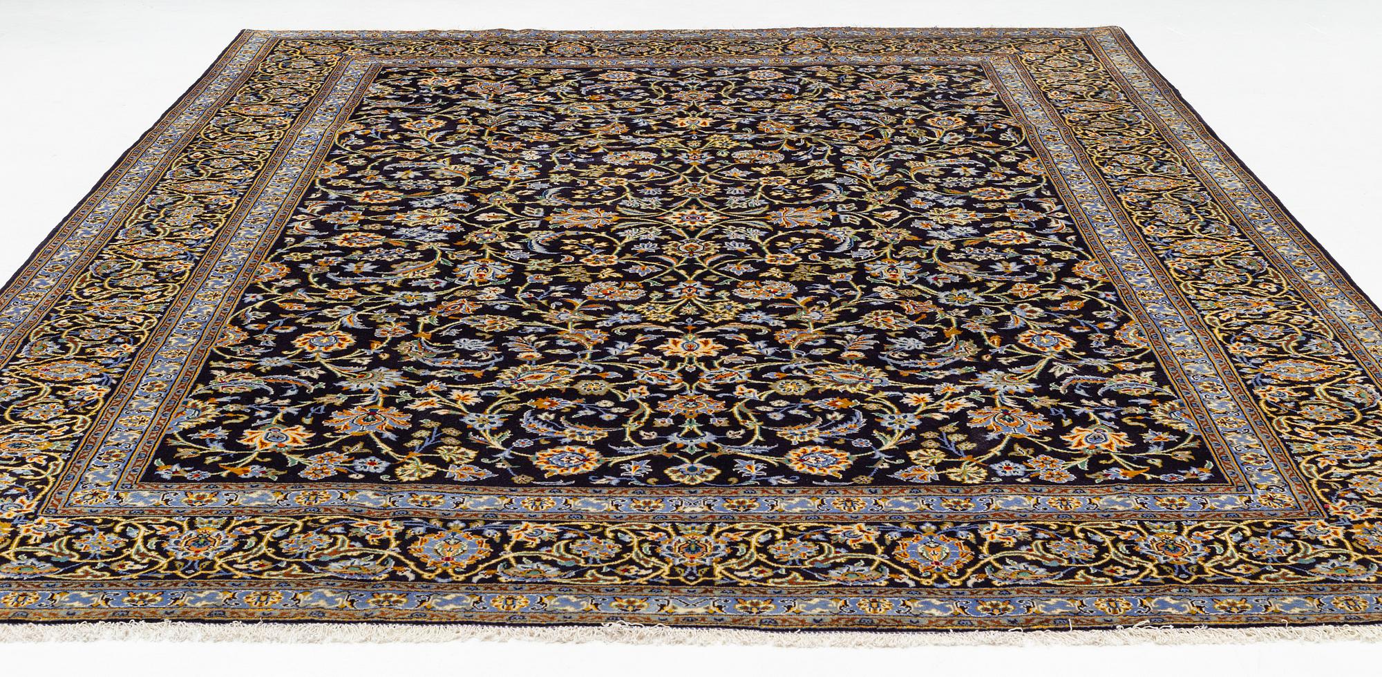 Carpet, Keshan, semi antique, 398 x 295 cm.