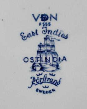 KAFFESERVIS, 28 delar, porslin, Ostindia, Rörstrand.