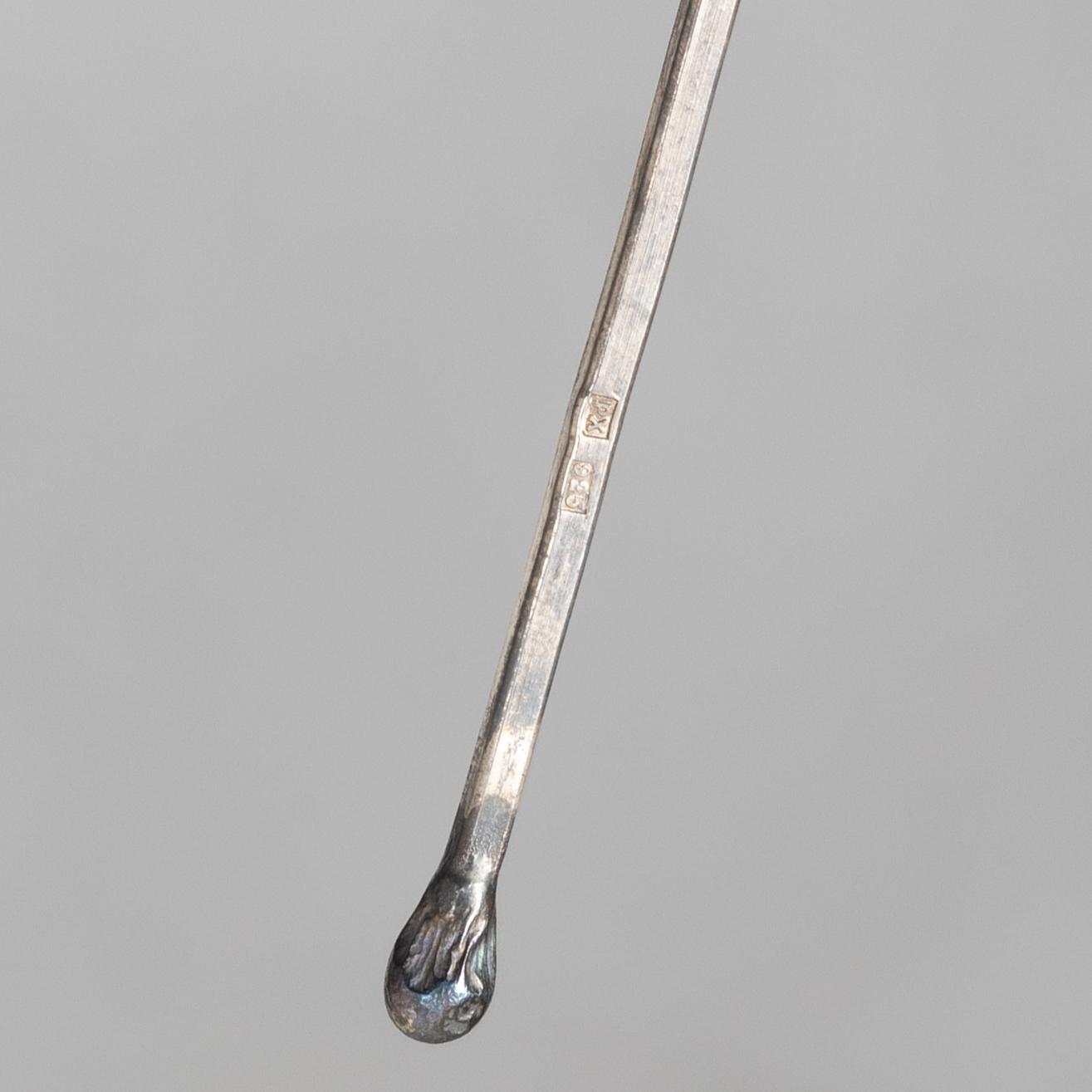 Cocktailpinnar, 28 st, silver, från Lod, Stockholm, 2000-tal.