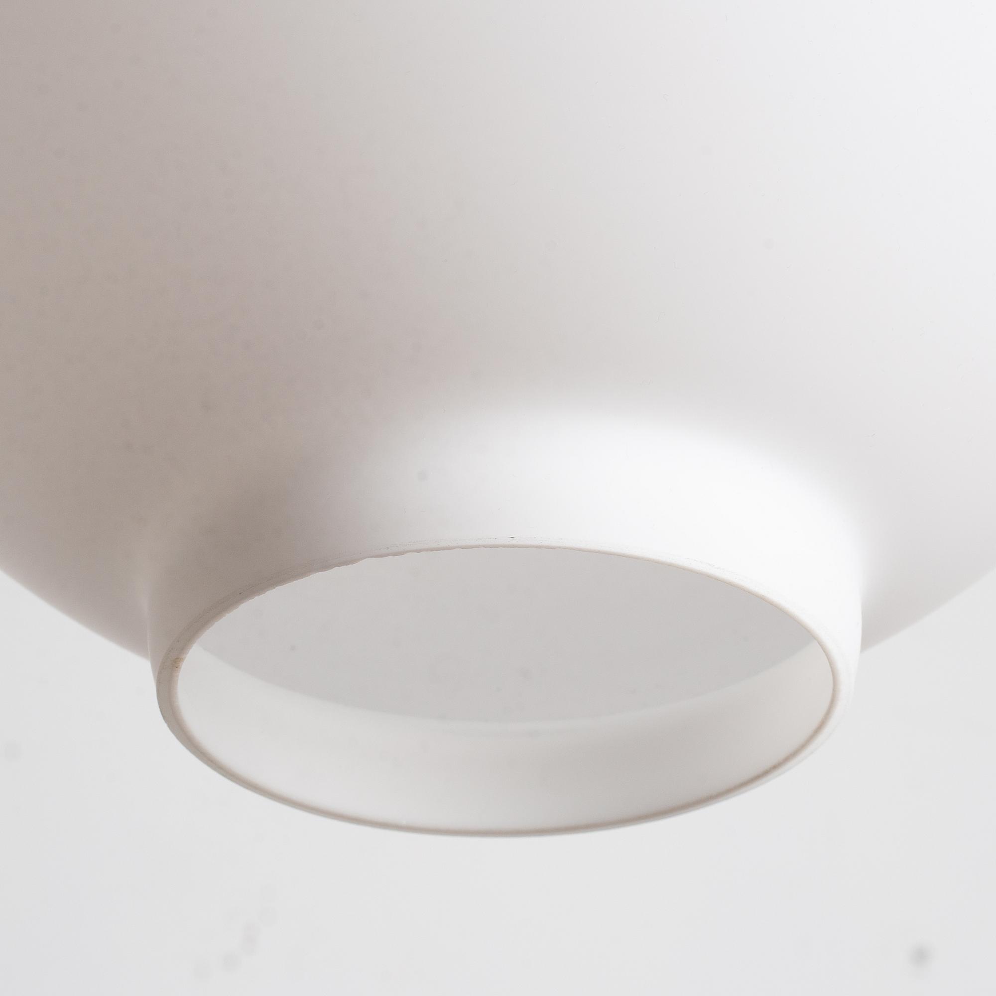 Harald Notini, eller Uno Westerberg, taklampa, modell "11907", Arvid Böhlmarks Lampfabrik, Stockholm, 1950-tal.