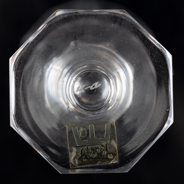 Elis Bergh, a part 'Karlberg' glass service, Kosta Boda (48 pieces).