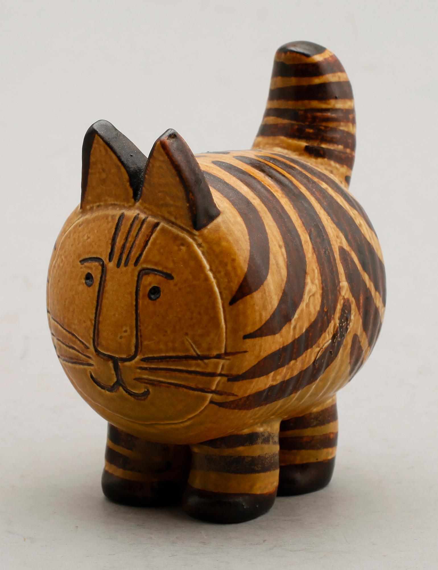 FIGUR, stengods, Lisa Larson, Gustavsberg, ur serien Jura 1971.