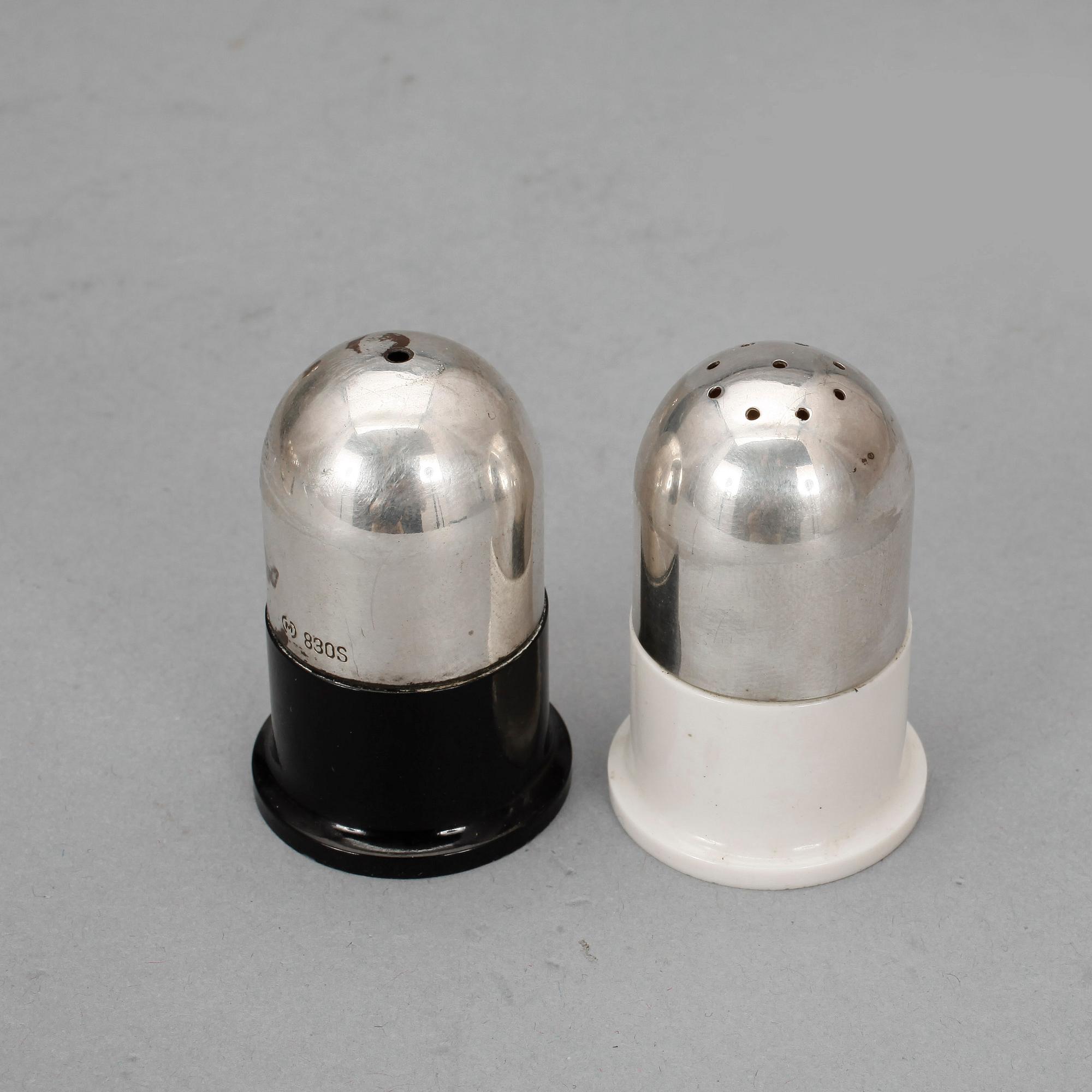 PARTI silver och isolit, 9 delar, bla Silversmedjan Perstorp, 1972.