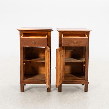 Nightstands, a pair, first half of the 20th century.