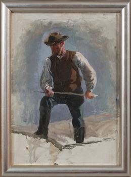 ALFRED THÖRNE, olja på duk, signerad och daterad 1891.