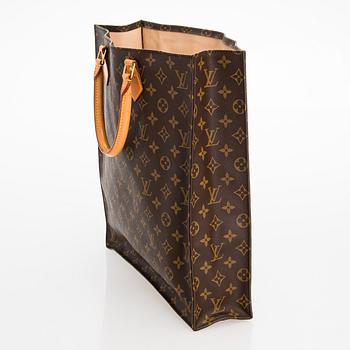 Louis Vuitton, Monogram Canvas 'Sac Plat Tote' Bag.