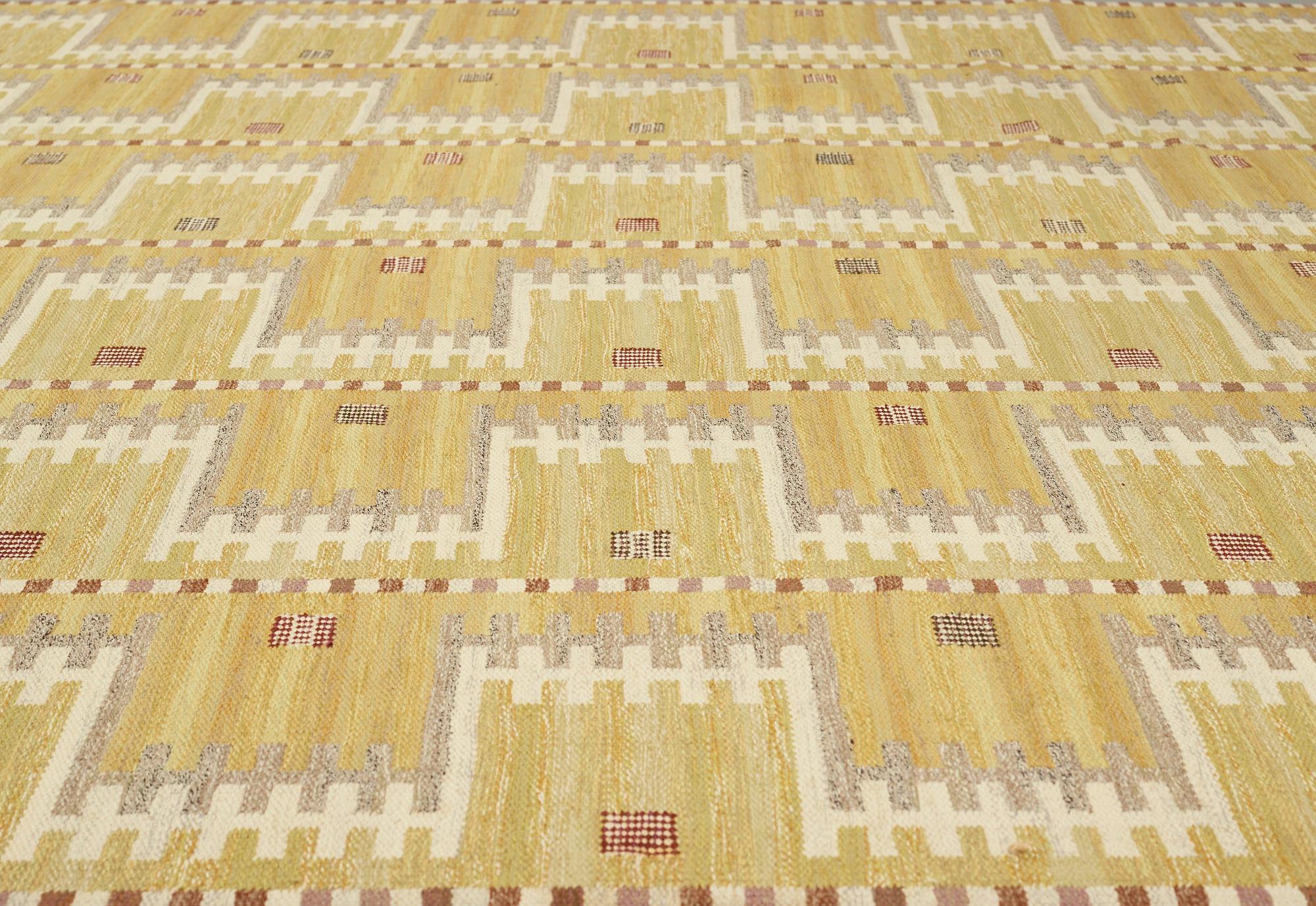 Marianne Richter, MATTA, "Gula havet", rölakan, ca 527 x 288,5 cm, signerad AB MMF MR.