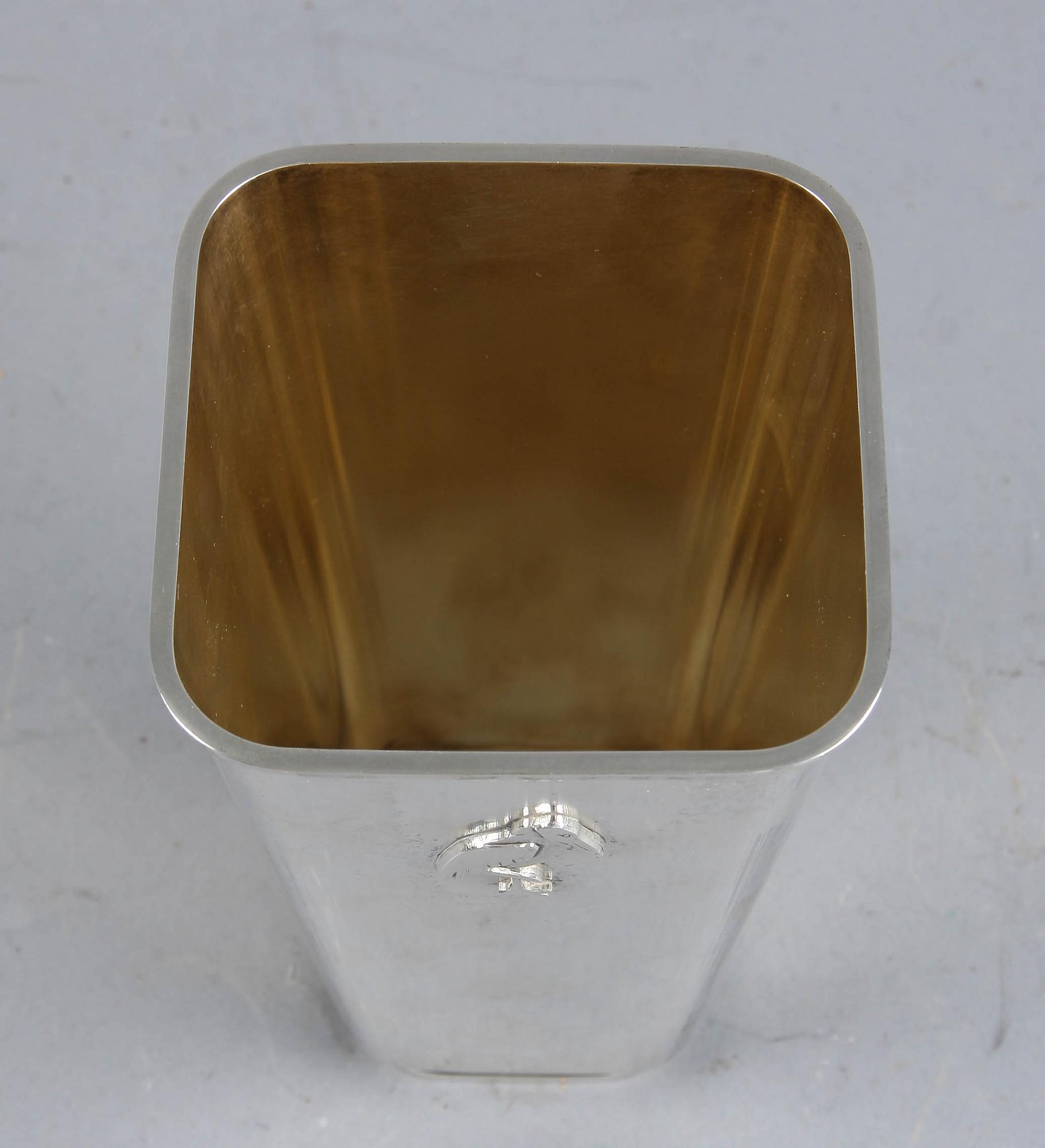 VAS, silver. Borgila, Stockholm 1980. Ca 345 gr.