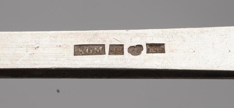 BESTICK, 22 st, silver, ett parti. Olika finska och svenska stämplar, 1900-tal. Vikt 468 g.