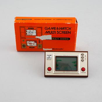 SPELKONSOLER, 2 st, Game & Watch, Nintendo, 1980-tal.