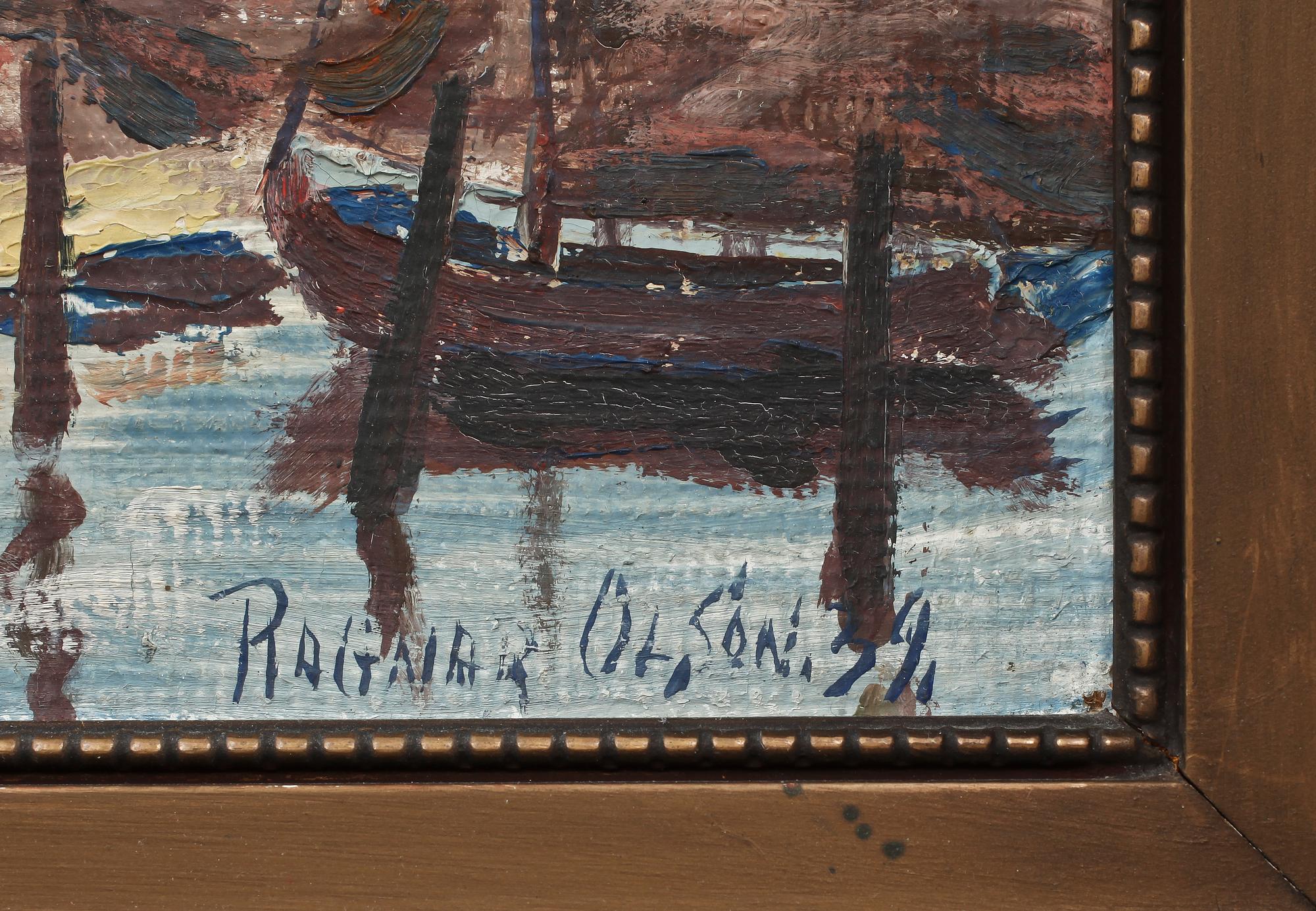 RAGNAR OLSON, olja på duk, sign o dat 39.