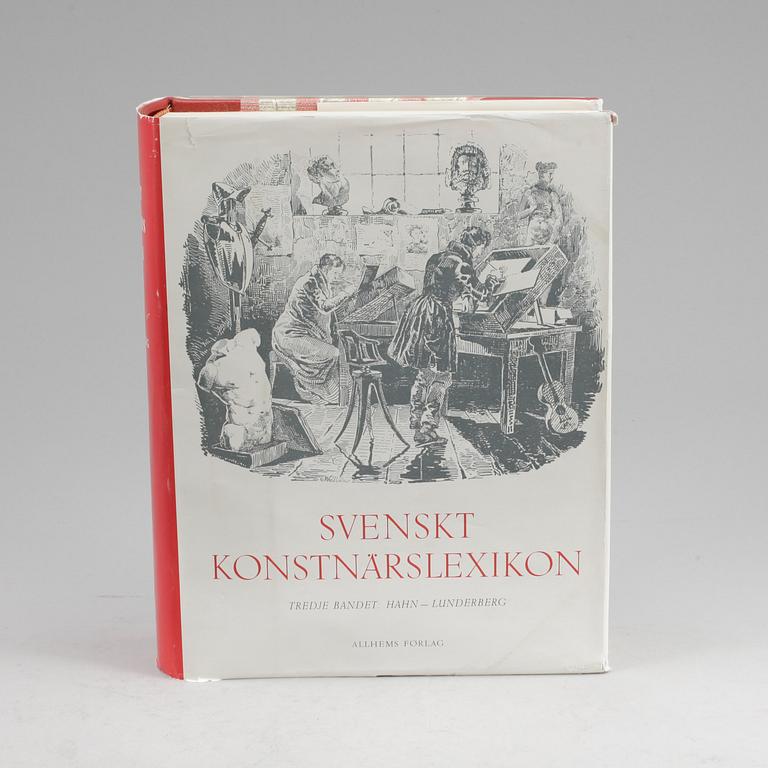 BOKVERK, volym I-V, "Svenskt Konstnärslexikon", Allhems Förlag, Malmö, 1952-67.
