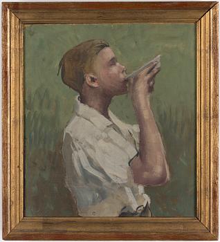 AKKE KUMLIEN, attributed to. Oil on board, unsigned.