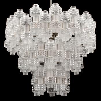 A "Festival" chandeliere by Orrefors / Fagerhult, mid 20th century.