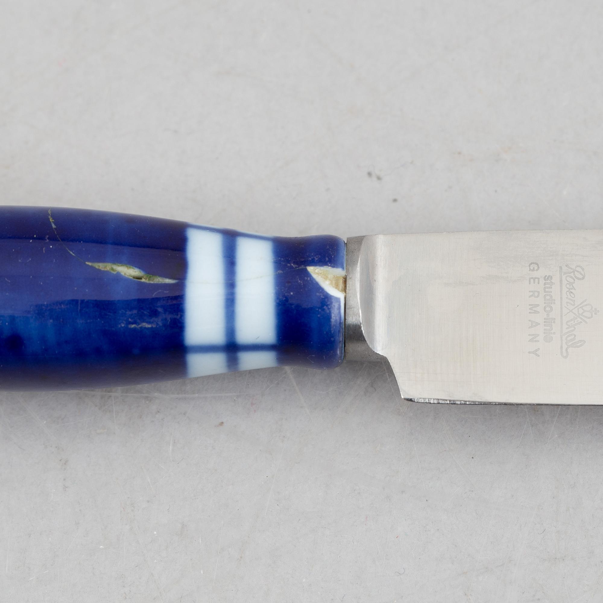 Björn Wiinblad, cutlery service, 64 pieces, "Sienna", Rosenthal.