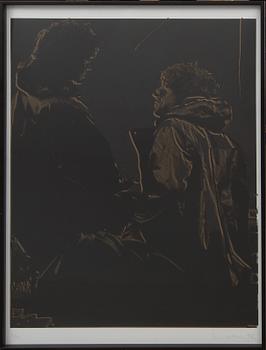 ULF LUNDELL,  litografi, signerad, daterad 92 och numrerad 10/12,