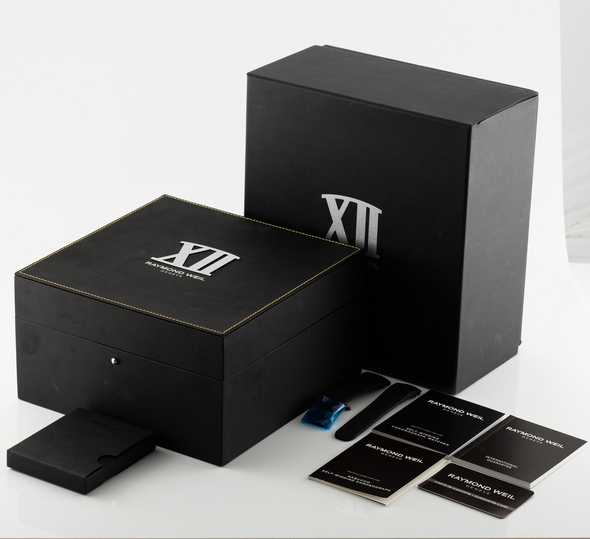 Raymond Weil, Nabucco, kronograf, armbandsur, 46 mm.