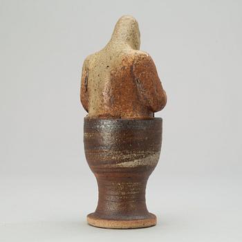 A unique Lisa Larson stoneware sculpture, Gustavsberg Studio 1979.