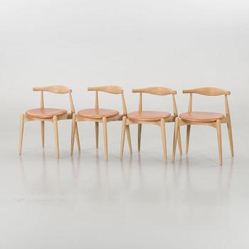 HANS J. WEGNER, stolar 4 st, "CH 20", för Carl Hansen & Søn.